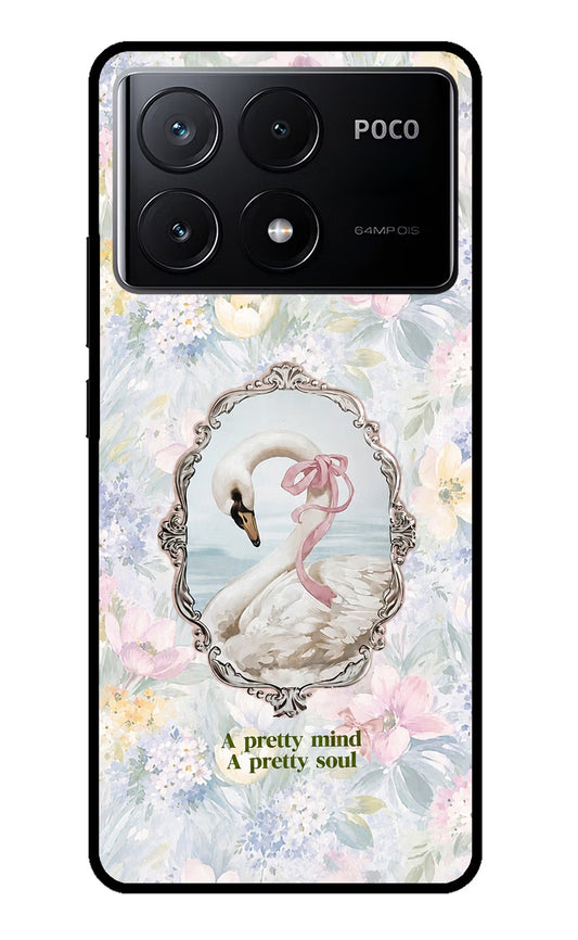 Pretty Mind Pretty Soul Poco X6 Pro Glass Case