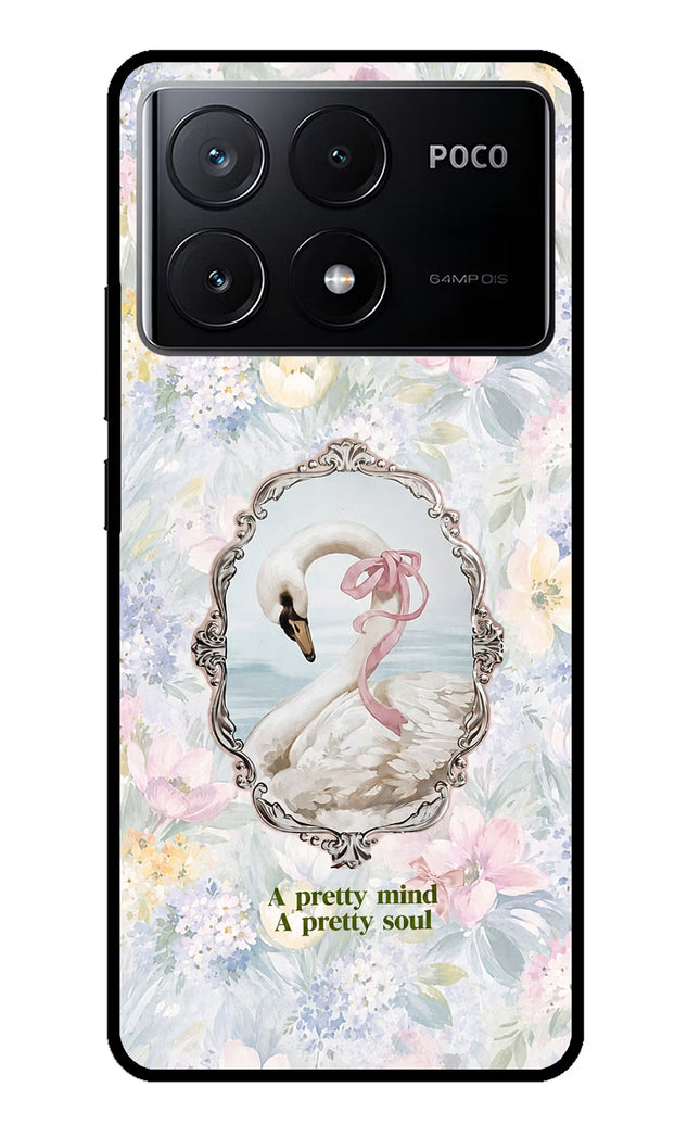 Pretty Mind Pretty Soul Poco X6 Pro Glass Case