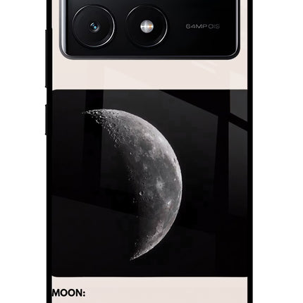 Moon Phase Poco X6 Pro Glass Case