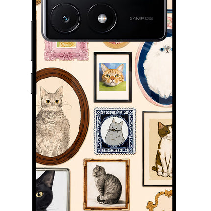 Mirror Cats Poco X6 Pro Glass Case