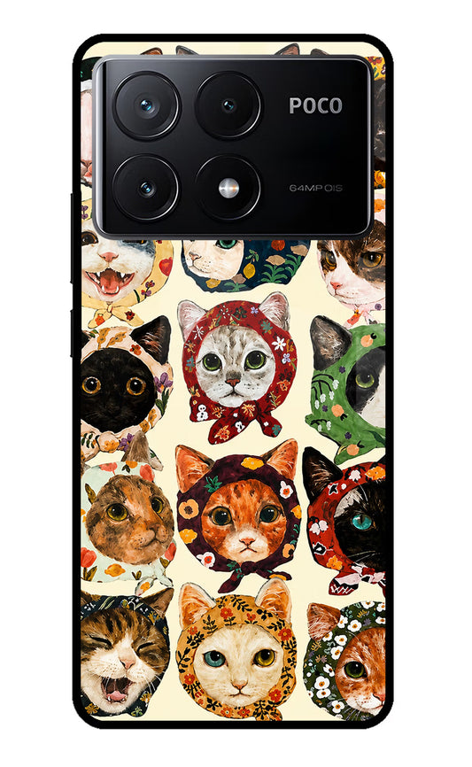 Cool Cat Poco X6 Pro Glass Case