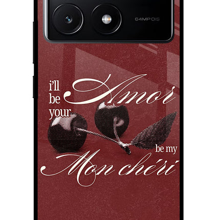 Velvet Cherry Poco X6 Pro Glass Case