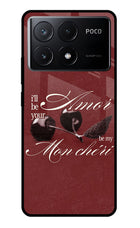Velvet Cherry Poco X6 Pro Glass Case