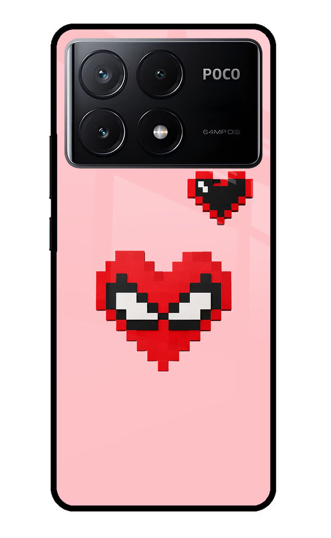 Gwen Heart Poco X6 Pro Glass Case