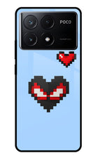 Peter Heart Poco X6 Pro Glass Case