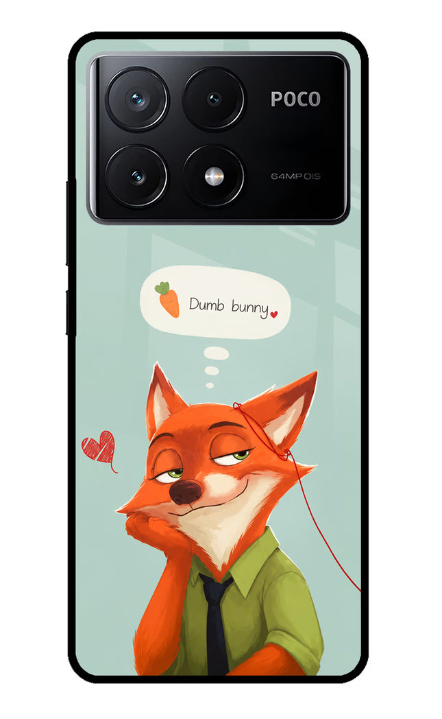 Nick Charm Poco X6 Pro Glass Case