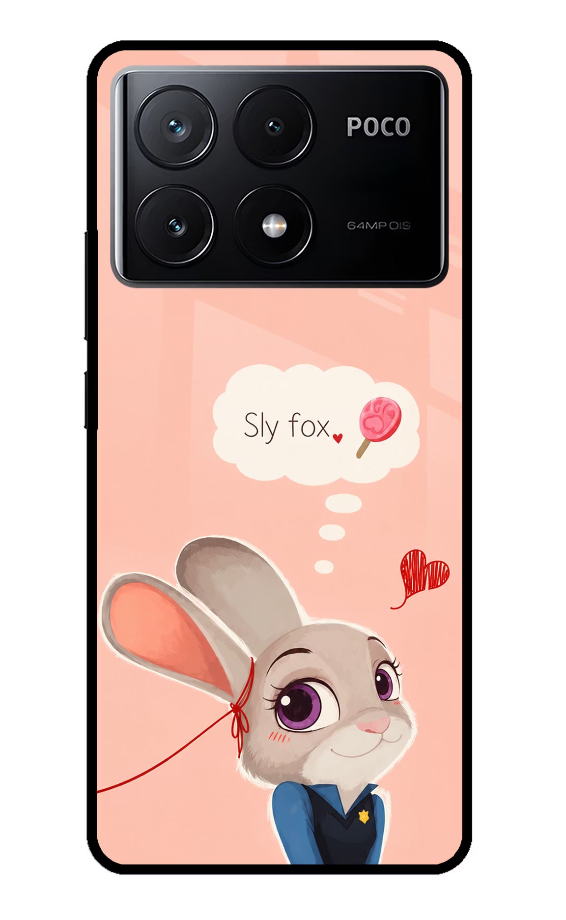 Judy Charm Poco X6 Pro Glass Case