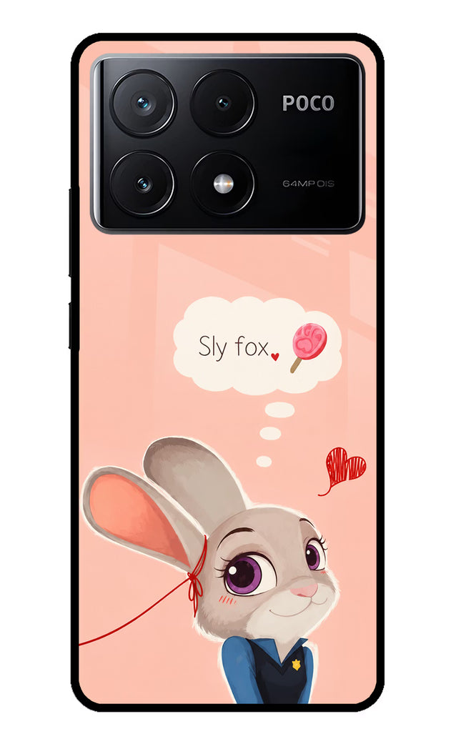 Judy Charm Poco X6 Pro Glass Case