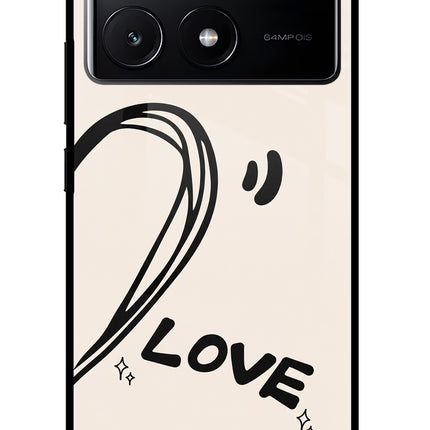 Soul Line Poco X6 Pro Glass Case Back Cover by Casekaro
