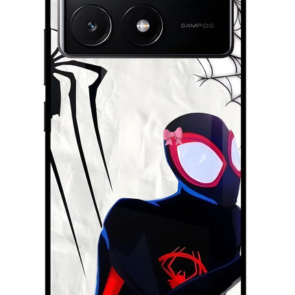 Miles Verse Poco X6 Pro Glass Case Back Cover by Casekaro