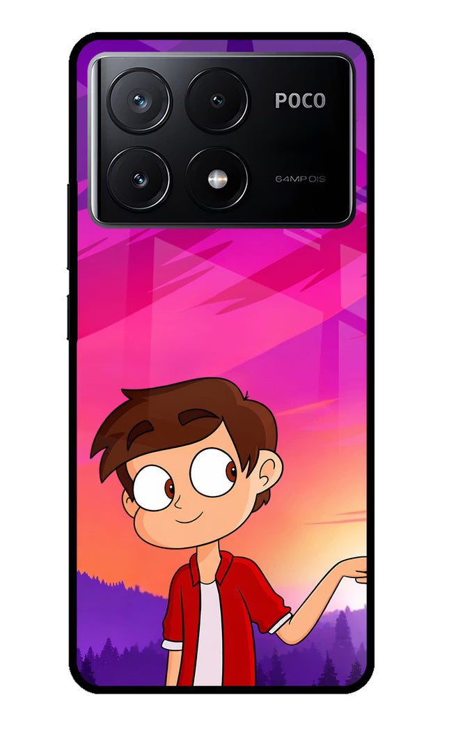 Marco Sunset Poco X6 Pro Glass Case