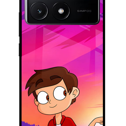 Marco Sunset Poco X6 Pro Glass Case Back Cover by Casekaro