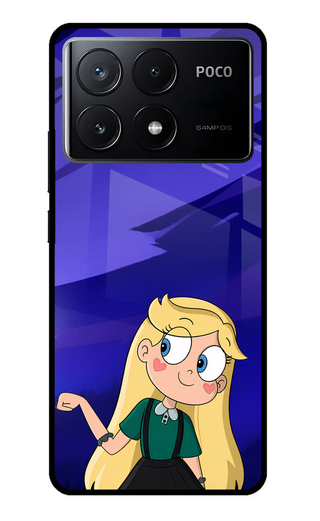 Star Glow Poco X6 Pro Glass Case