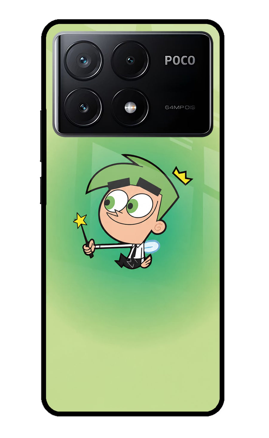Cosmo Magic Poco X6 Pro Back Cover, Glass case