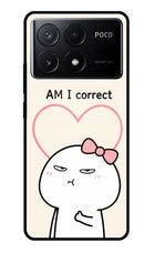 Always Right Poco X6 Pro Glass Case