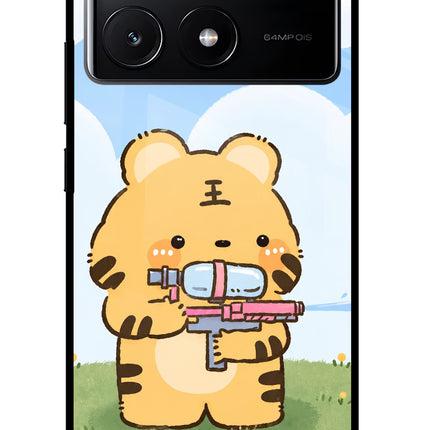 Tiger Treat Poco X6 Pro Glass Case