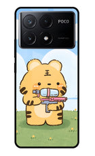 Tiger Treat Poco X6 Pro Glass Case