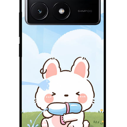 Bunny Treat Poco X6 Pro Glass Case