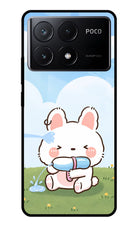 Bunny Treat Poco X6 Pro Glass Case