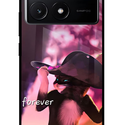 Forever Cat Poco X6 Pro Glass Case