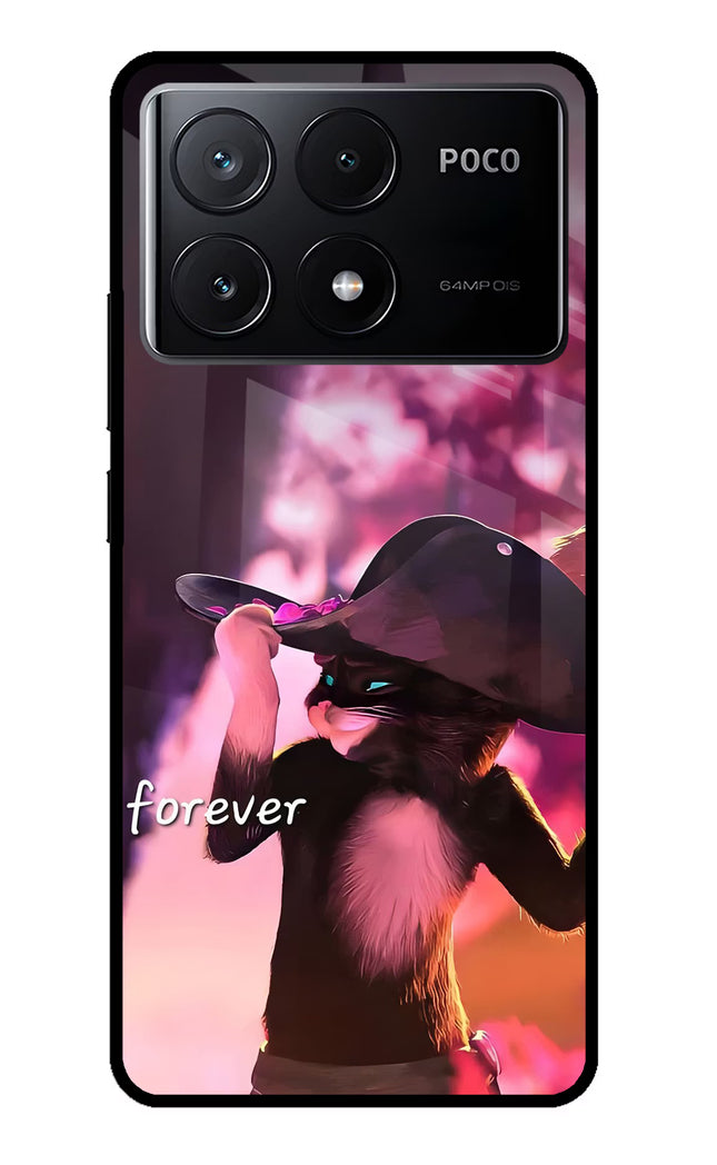 Forever Cat Poco X6 Pro Glass Case