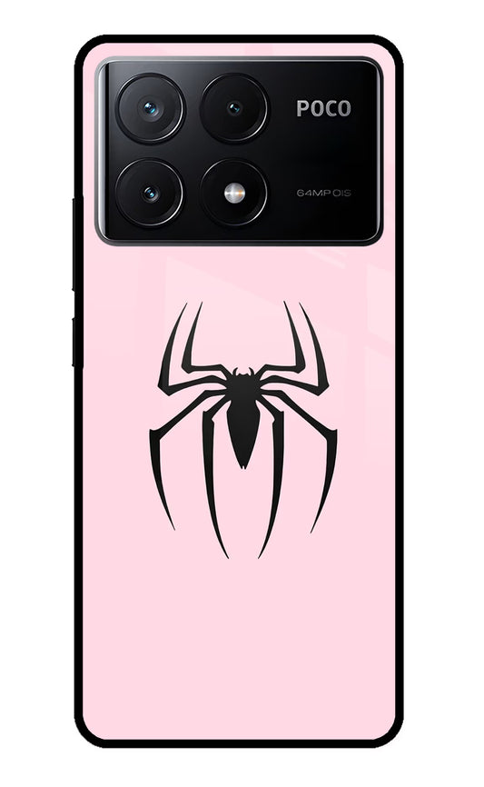 Peter Symbol Poco X6 Pro Glass Case