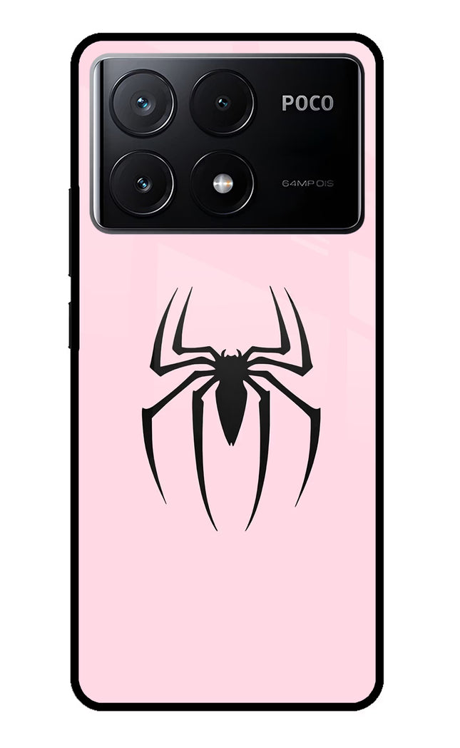 Peter Symbol Poco X6 Pro Glass Case