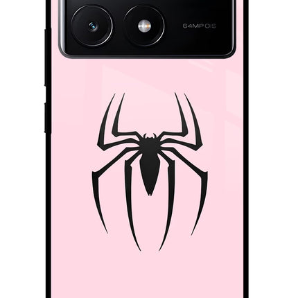 Peter Symbol Poco X6 Pro Glass Case Back Cover by Casekaro
