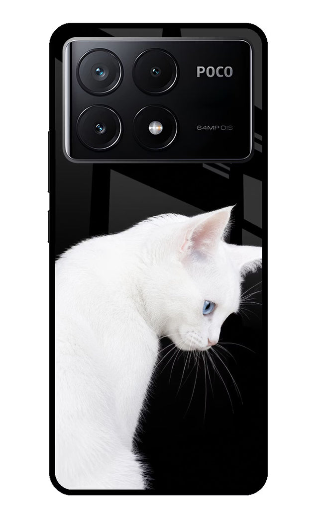 Snow Gaze Poco X6 Pro Glass Case