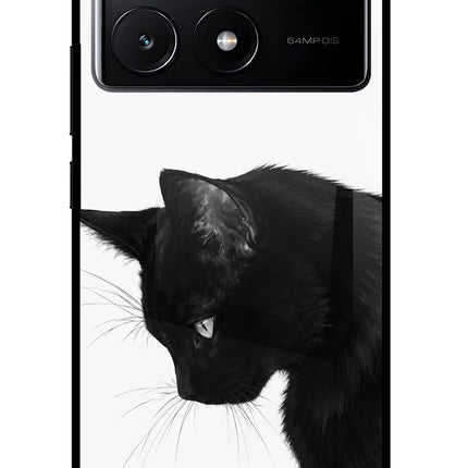 Shadow Gaze Poco X6 Pro Glass Case Back Cover by Casekaro