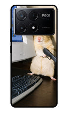 Hacker Hamster Poco X6 Pro Glass Case