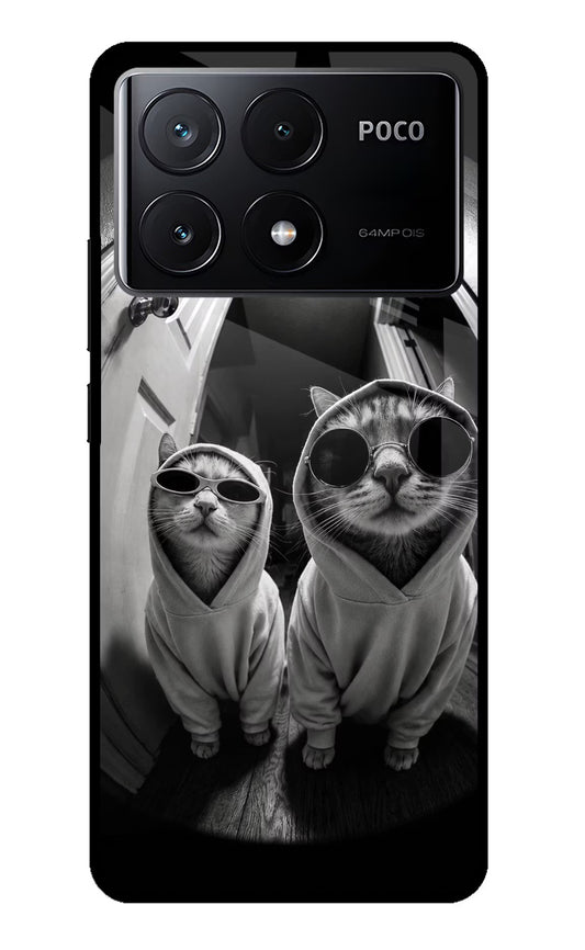 Hood Cats Poco X6 Pro Glass Case