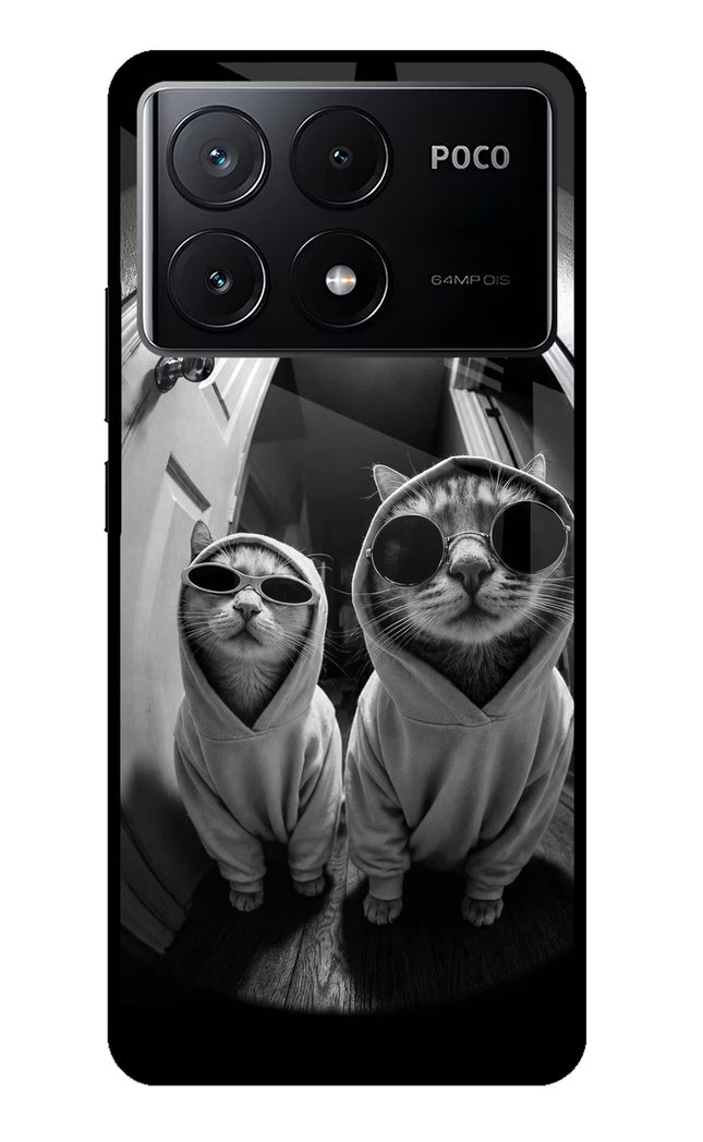 Hood Cats Poco X6 Pro Glass Case