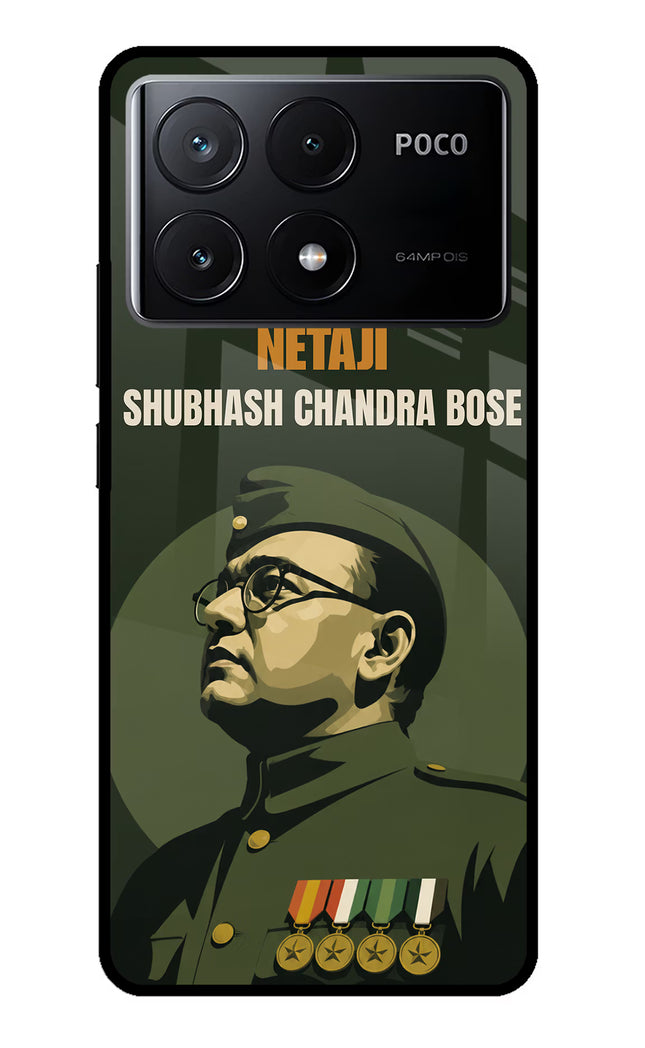 Netaji Legacy Poco X6 Pro Glass Case