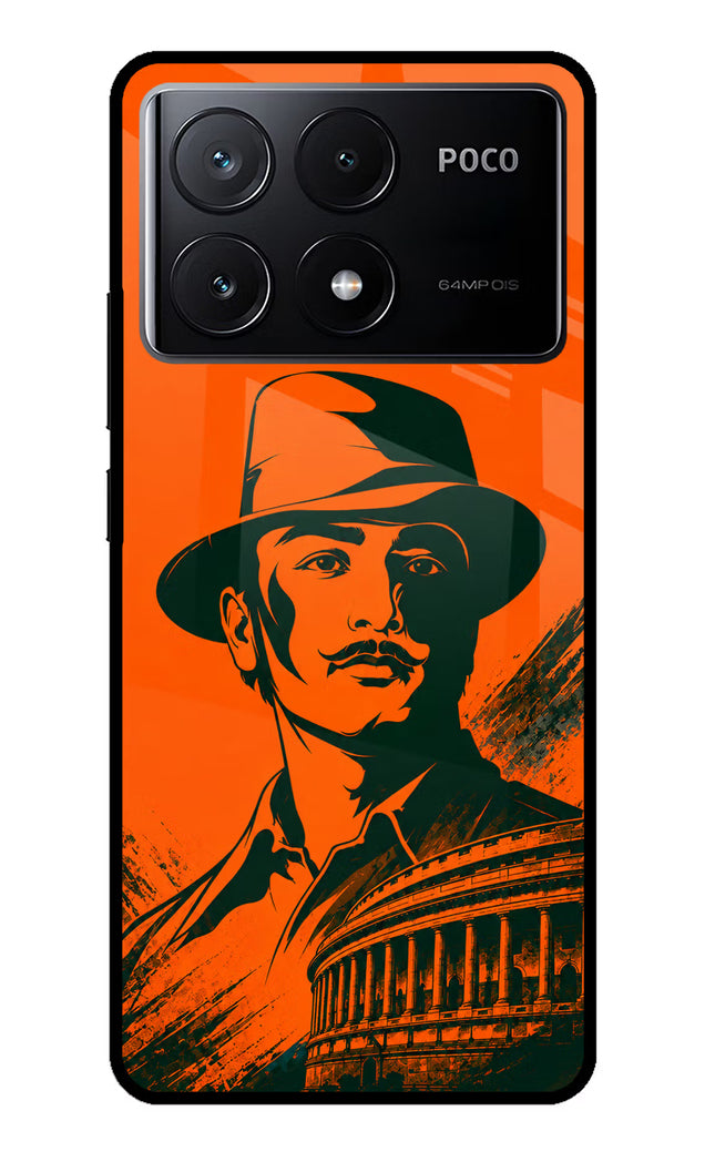 Bhagat Singh Legacy Poco X6 Pro Glass Case