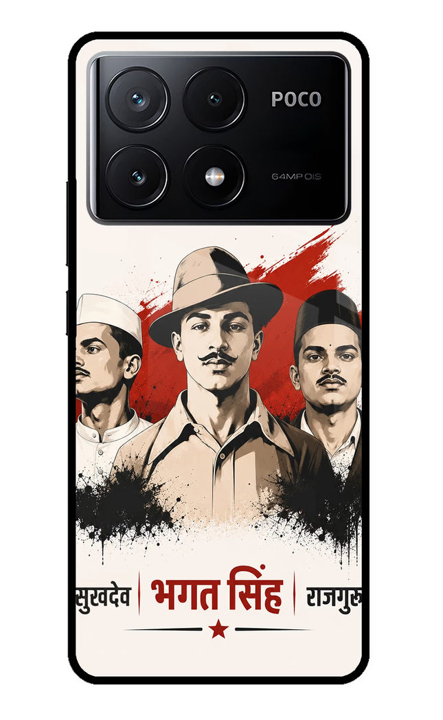 Sardar Patel Iron Will Poco X6 Pro Glass Case