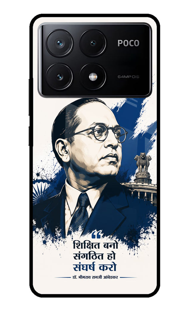 Bhagat Singh Trio Poco X6 Pro Glass Case