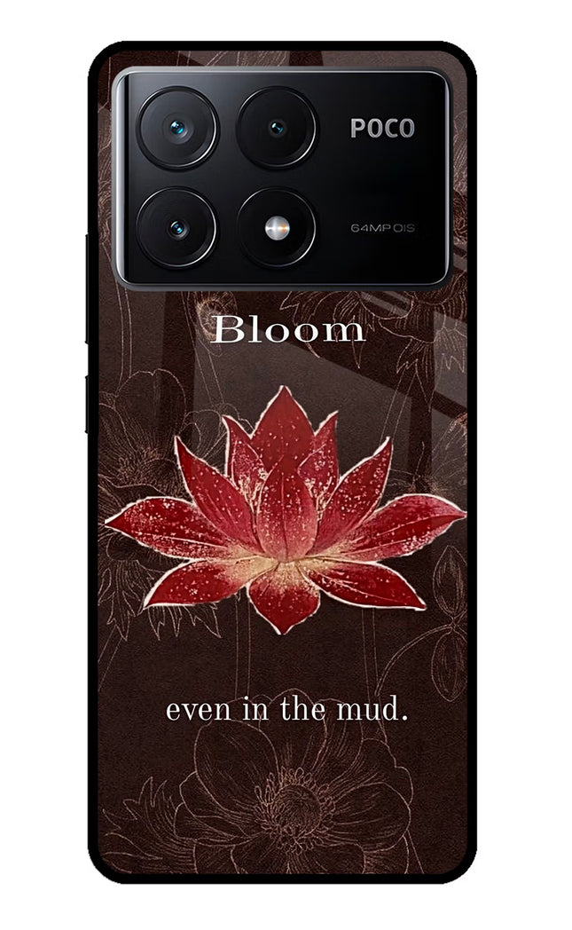 Bloom Poco X6 Pro Glass Case