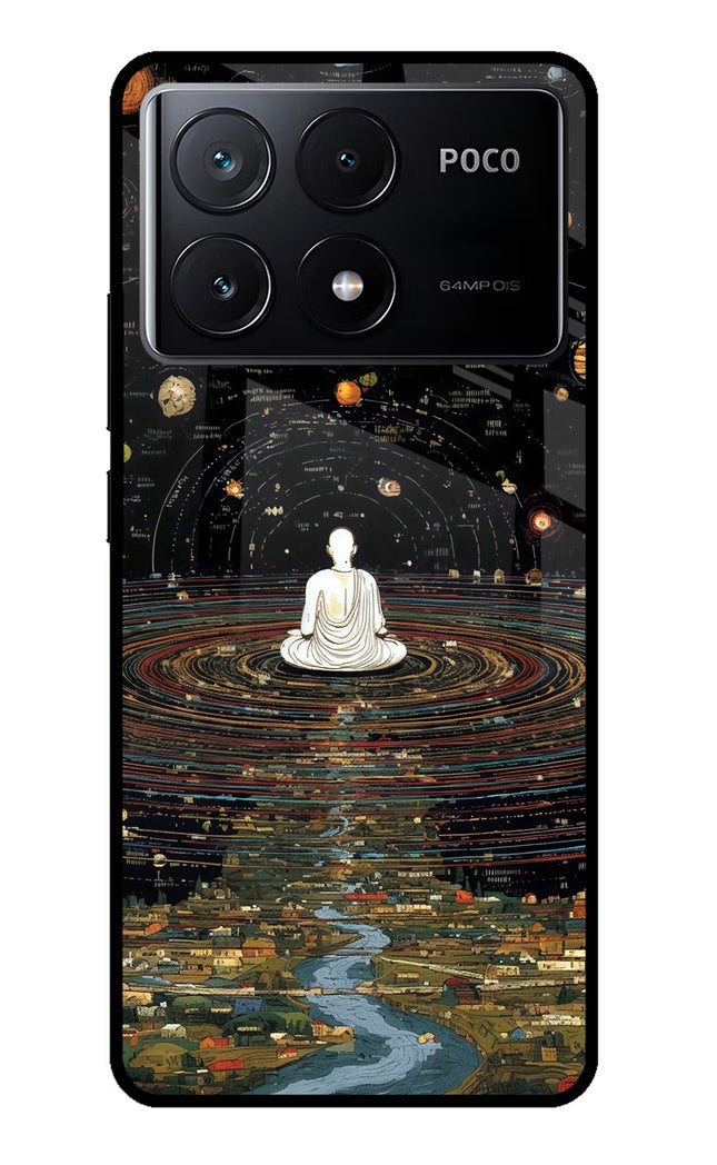 Space Monk Poco X6 Pro Glass Case
