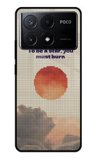 Pixel Sun Poco X6 Pro Glass Case