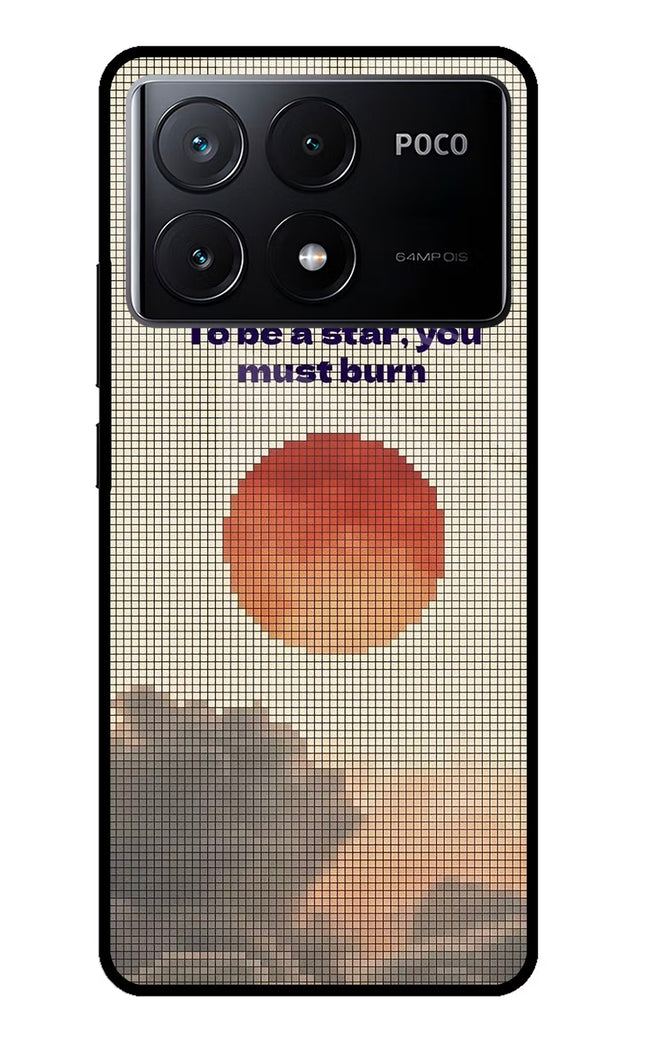Pixel Sun Poco X6 Pro Glass Case