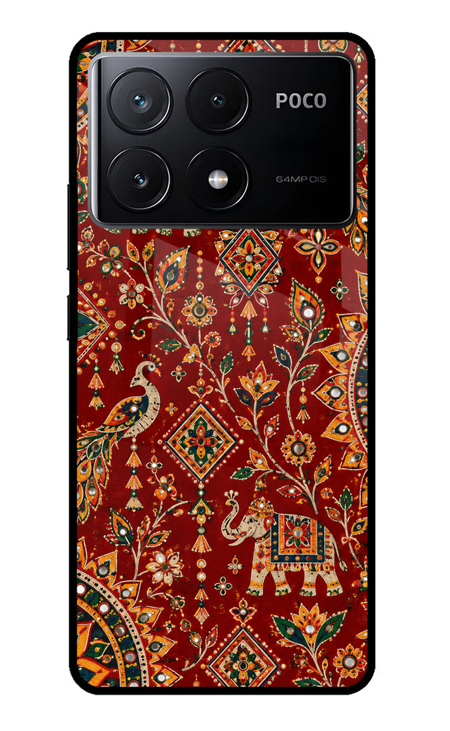 Laal Riwaaz Poco X6 Pro Glass Case