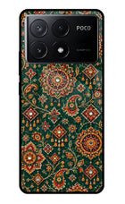 Green Pataka Poco X6 Pro Glass Case