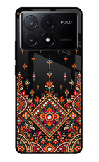 Noir Mehfil Poco X6 Pro Glass Case
