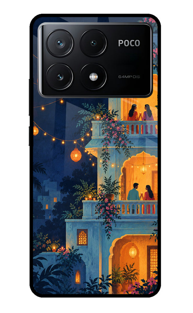 Balcony Glow Poco X6 Pro Glass Case