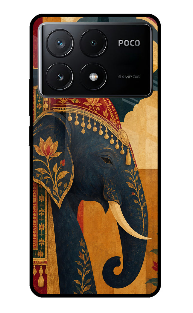 Royal Elephant Poco X6 Pro Glass Case