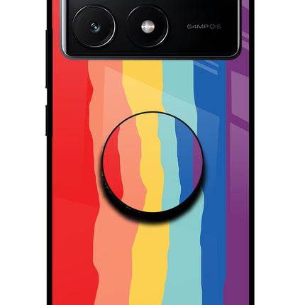 Rainbow Poco X6 Pro Pop Case by Casekaro