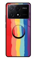 Rainbow Poco X6 Pro Pop Case by Casekaro