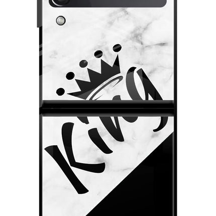King Samsung Galaxy Z Flip3 Glass Case
