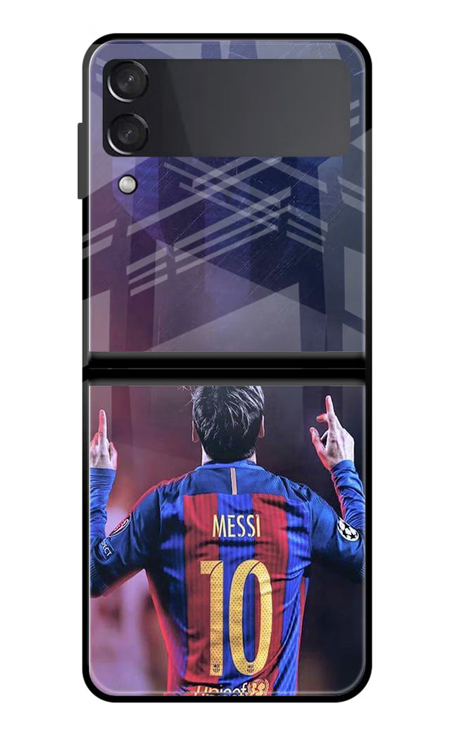 Messi Samsung Galaxy Z Flip3 Glass Case